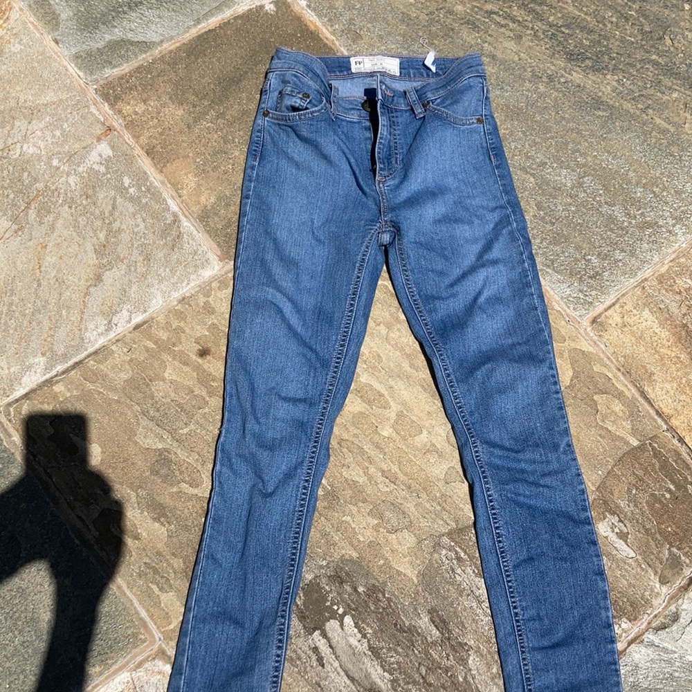 Free people high rise skinny